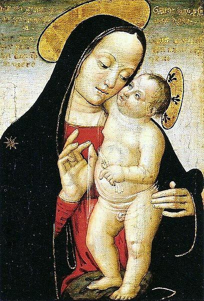 ANTONIAZZO ROMANO Madonna and Child